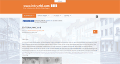Desktop Screenshot of inbruehl.com